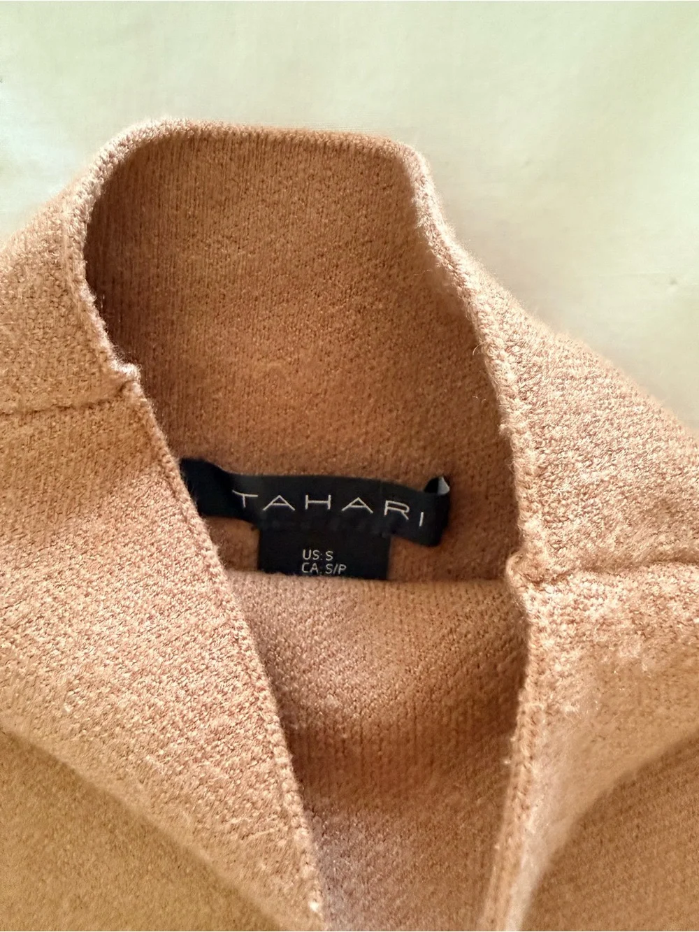 Tahari Rust Brown Turtleneck Sweater - Picture 2 of 2